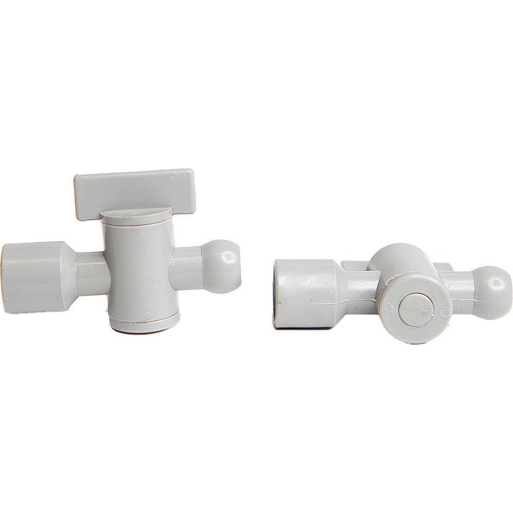 Coolant Hose Valves, Hose Inside Diameter (Inch): 1/4 , System Size: 0.25in , Connection Type: Male Snap-Loc x Female , Body Material: POM  MPN:8525-336