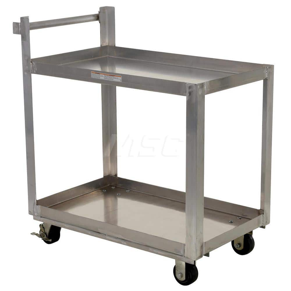 Utility Cart: Aluminum, Silver MPN:SCA2-2236