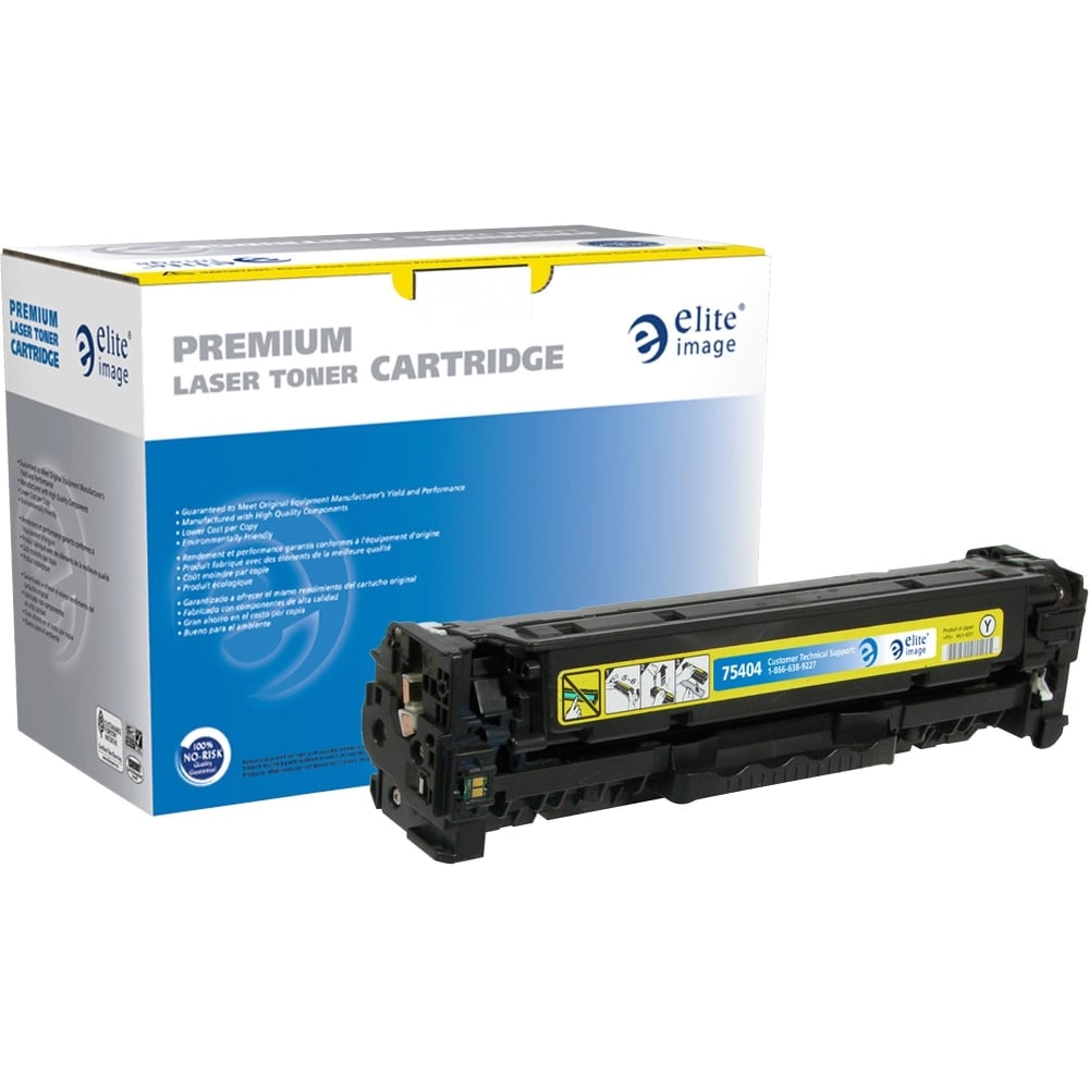 Elite Image Remanufactured Yellow Toner Cartridge Replacement For HP 304A, CC532A MPN:ELI75404