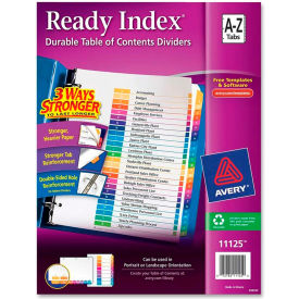 Avery Ready Index T.O.C. Reference Divider A to Z 8.5