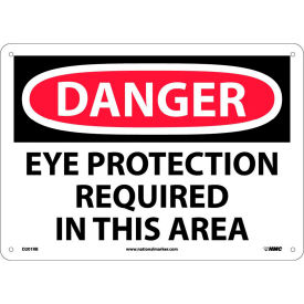 Safety Signs - Danger Eye Protection - Rigid Plastic 10