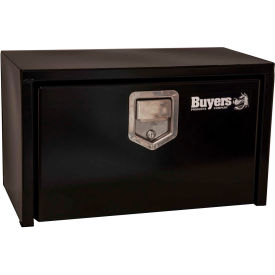 Buyers Steel Underbody Truck Box w/ Stainless Steel Rotary Paddle - Black 14x16x24 - 1703100 1703100