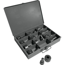 Edwards 12 Piece Standard Round Punch & Die Set with Storage Case PD1220