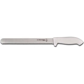 Dexter Russell 24243 - Scalloped Roast Slicer High Carbon Steel Black Handle 12