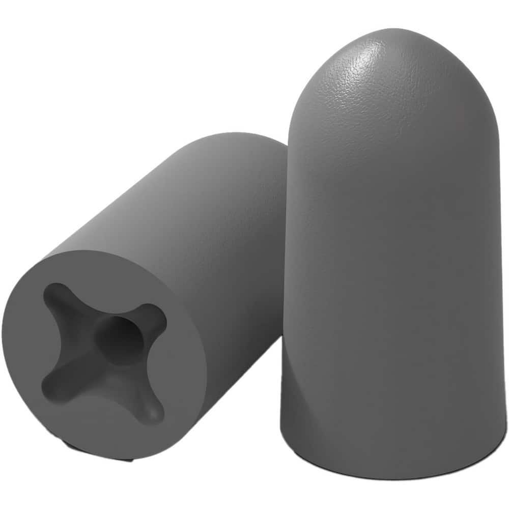 Earplugs, Attachment Style: Uncorded , Noise Reduction Rating (dB): 33.00 , Insertion Method: Roll Down , Plug Shape: Taper End , Plug Color: Gray  MPN:18-12004