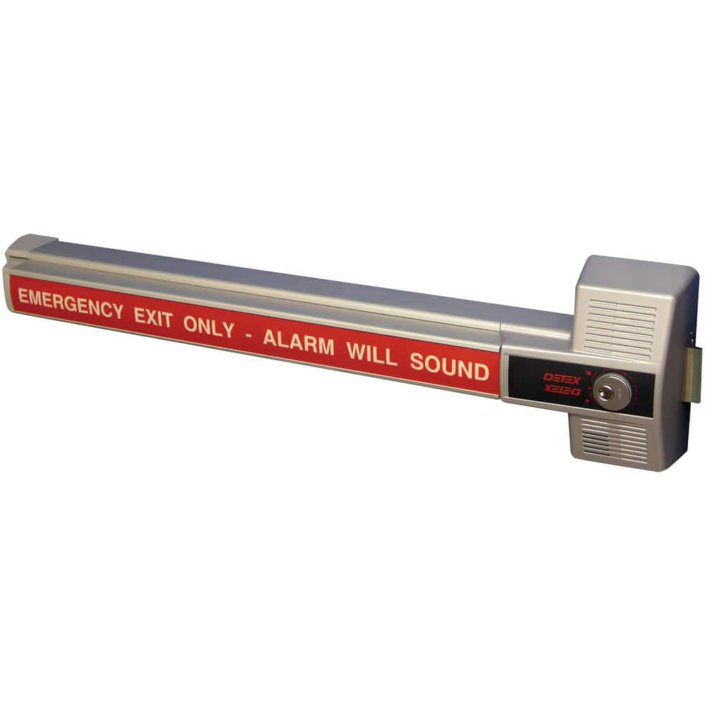 Push Bars, Material: Metal , Locking Type: Exit Device Only , Finish/Coating: Gray , Maximum Door Width: 4ft  MPN:ECL-230X-W