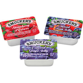 Smucker's® Jam Assortment Single Serving Packs 0.5 oz. 200/Carton SMU774