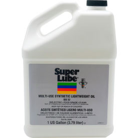 Super Lube® Multi-Use Synthetic Lightweight Oil ISO 32 1 Gallon Bottle - Pkg Qty 4 50340