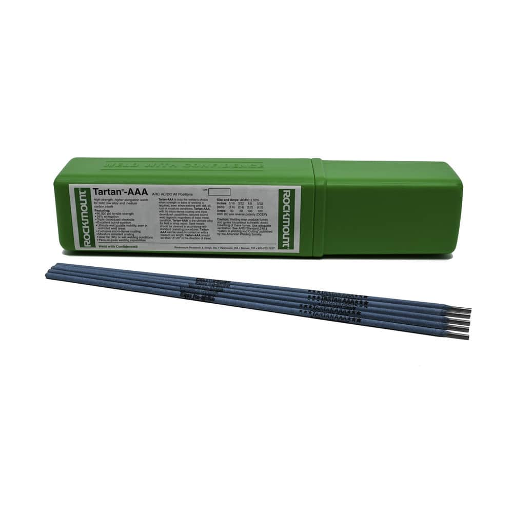 Arc Welding Rods & Electrodes, Type: Tartan AAA Maintenance Welding Electrode , Rod Shape: Round , Length (Inch): 14in  MPN:1825-1