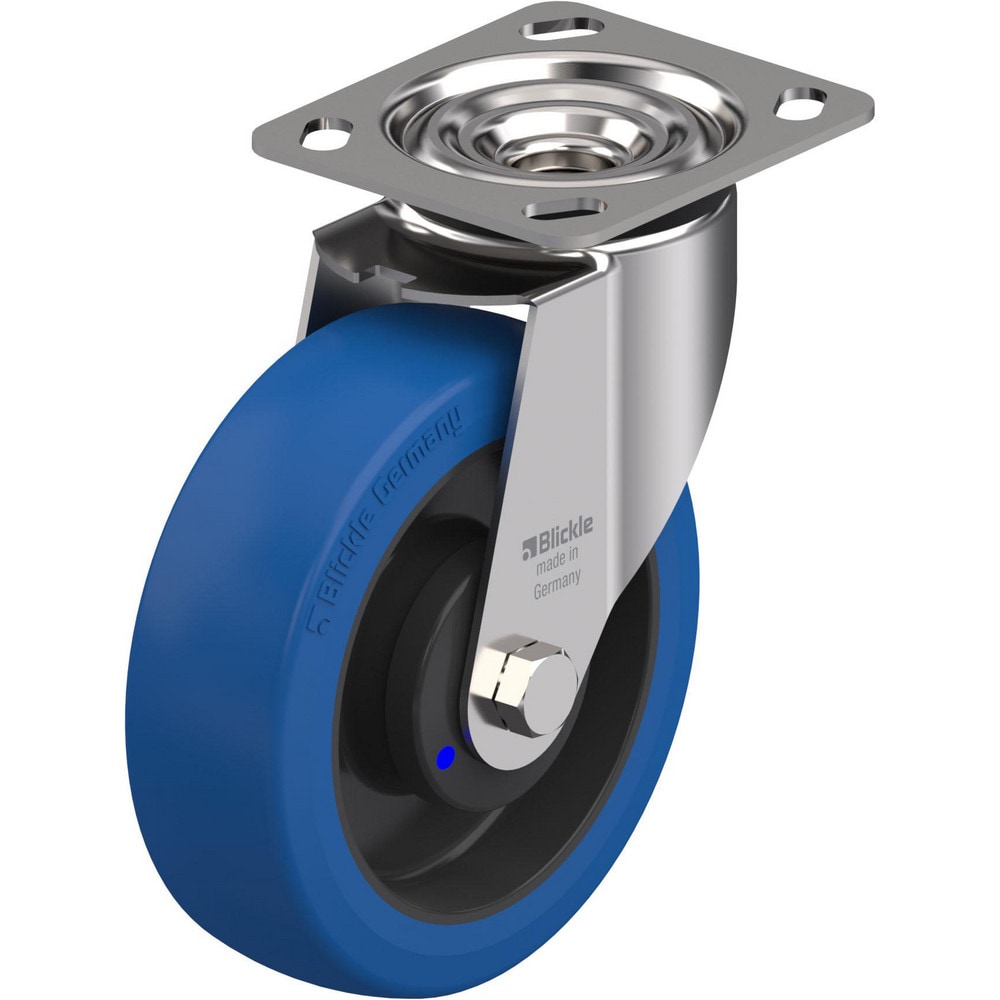 Standard Casters, Mount: Hollow Kingpin , Caster Type: Swivel w/Brake , Bearing Type: Precision Ball , Style: Double Ball , Wheel Diameter (Inch): 5  MPN:639922