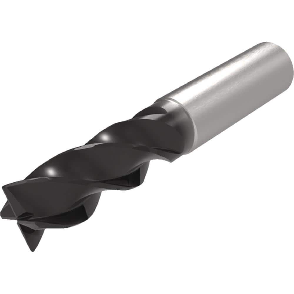 Corner Radius End Mill: 6 mm Dia, 12 mm LOC, 0.5 mm Radius, 4 Flutes, Solid Carbide MPN:6829698