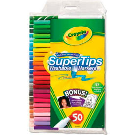 Crayola® Washable Super Tips Markers with Silly Scents Assorted 50/Set 585050