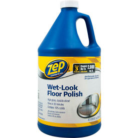 Zep® Wet-Look Floor Finish Gallon Bottle 4 Bottles - ZUWLFF128 ZUWLFF128