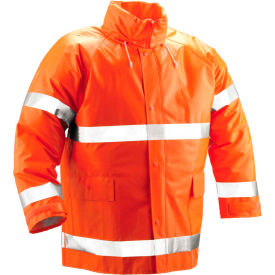 Tingley® J53129 Comfort-Brite® Jacket Fluorescent Orange Large J53129.LG