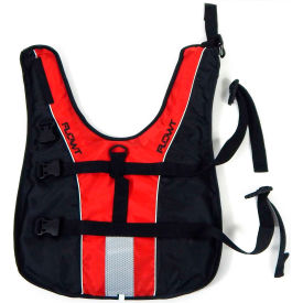 Flowt 40902-2-M Dog Life Vest Red Medium 40902-2-M