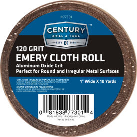 Century Drill 77301 Emery Cloth Shop Roll 10 Yards 1