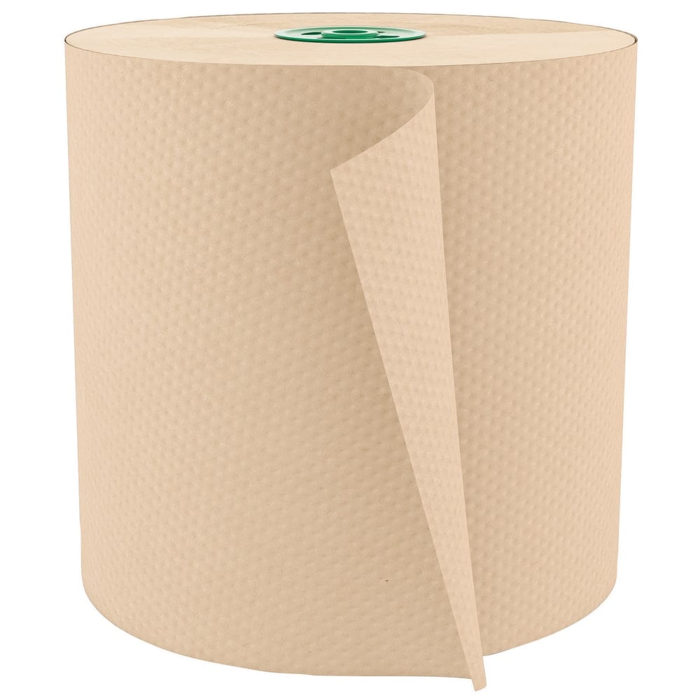 Highmark ECO 1-Ply Paper Towels, 100% Recycled, Natural, 1050ft Per Roll, Pack Of 6 Rolls MPN:T225