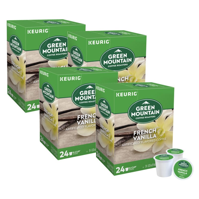 Green Mountain Coffee Single-Serve Coffee K-Cup, French Vanilla, Carton Of 96, 4 x 24 Per Box MPN:GMT6694CT