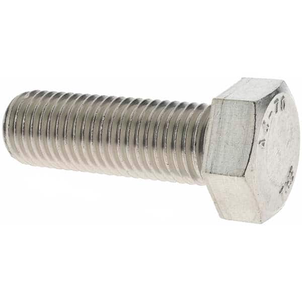 Hex Head Cap Screw: M20 x 2.50 x 60 mm, Grade 316 & Austenitic Grade A4 Stainless Steel, Uncoated MPN:A410129