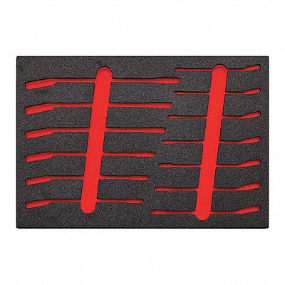 Black/Red Tool Storage Foam Inserts Poly MPN:JSCVM-13SF