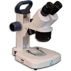 Meiji Techno EM-23 Binocular Entry-Level Turret Stereo Rechargeable Microscope 10X 20X 40X Mag. EM-23