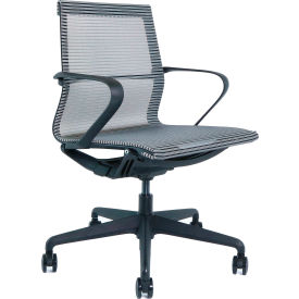 Interion® All Mesh Task Chair Gray 945GY695