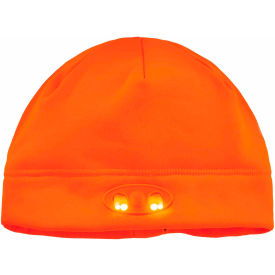 Ergodyne® N-Ferno® 6804 Skull Cap Beanie Hat With LED Lights Orange 16804******