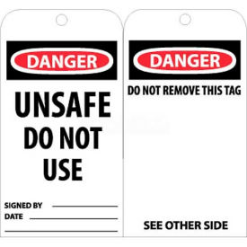 NMC RPT34 Tags Danger Unsafe Do Not Use Operate 6