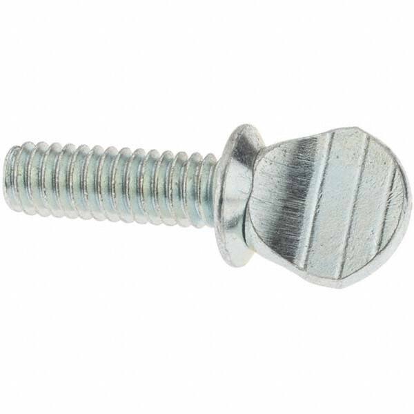 2 Steel Thumb Screw: #8-32, Oval Head MPN:-34420-1/2