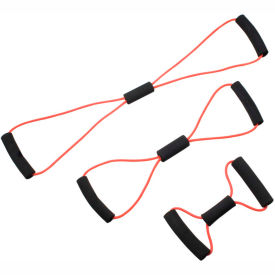 CanDo® BowTie™ Tubing Exerciser Full Body Set -14