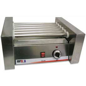 Benchmark USA 62010 Hot Dog Roller Grills Stainless Steel 10 Hot Dogs 120 Volt 62010