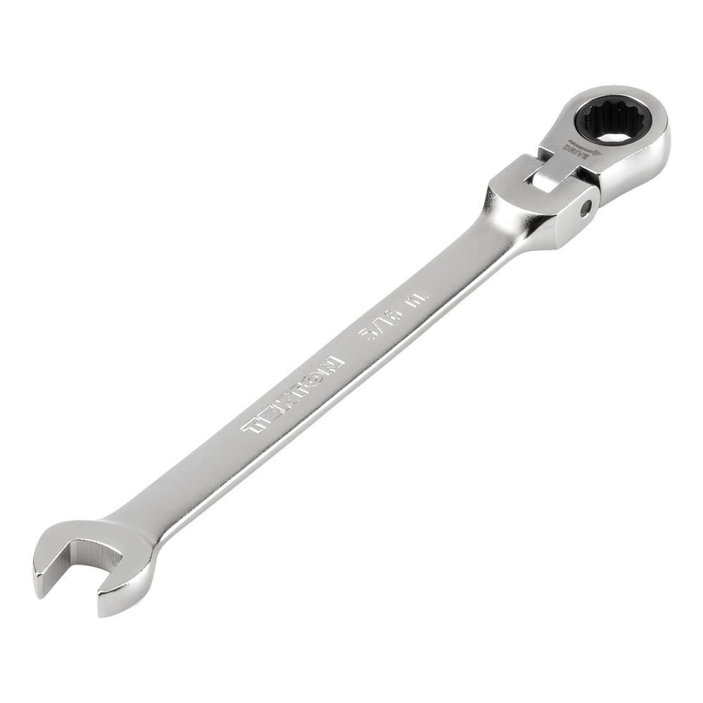 Combination Wrenches, Size (Inch): 5/16 , Finish: Satin Chrome , Head Type: Flexible, Combination , Handle Type: Straight , Material: Steel  MPN:WRC26308