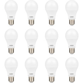 Sunlite® LED A19 Light Bulb E26 Base 6W 480 Lumens 5000K Super White Pack of 12 41771-NS