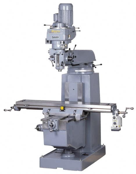 Knee Milling Machine: 3 hp, Variable Speed Pulley, 3 Phase MPN:505-6796