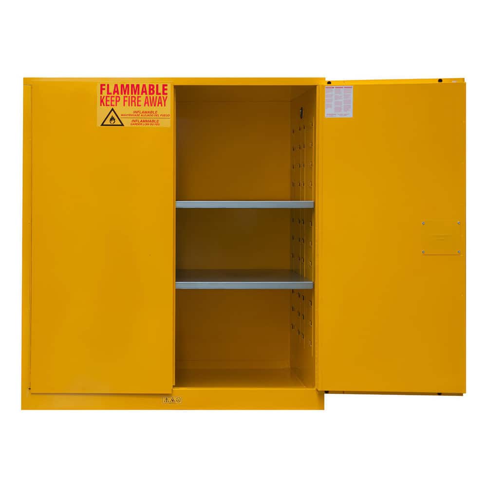 Safety Cabinets, Door Type: Manual Closing , Mount Type: Benchtop , Hazardous Chemical Type: Non-Combustible , Cabinet Style: Standard, Double Wall  MPN:1120M-50