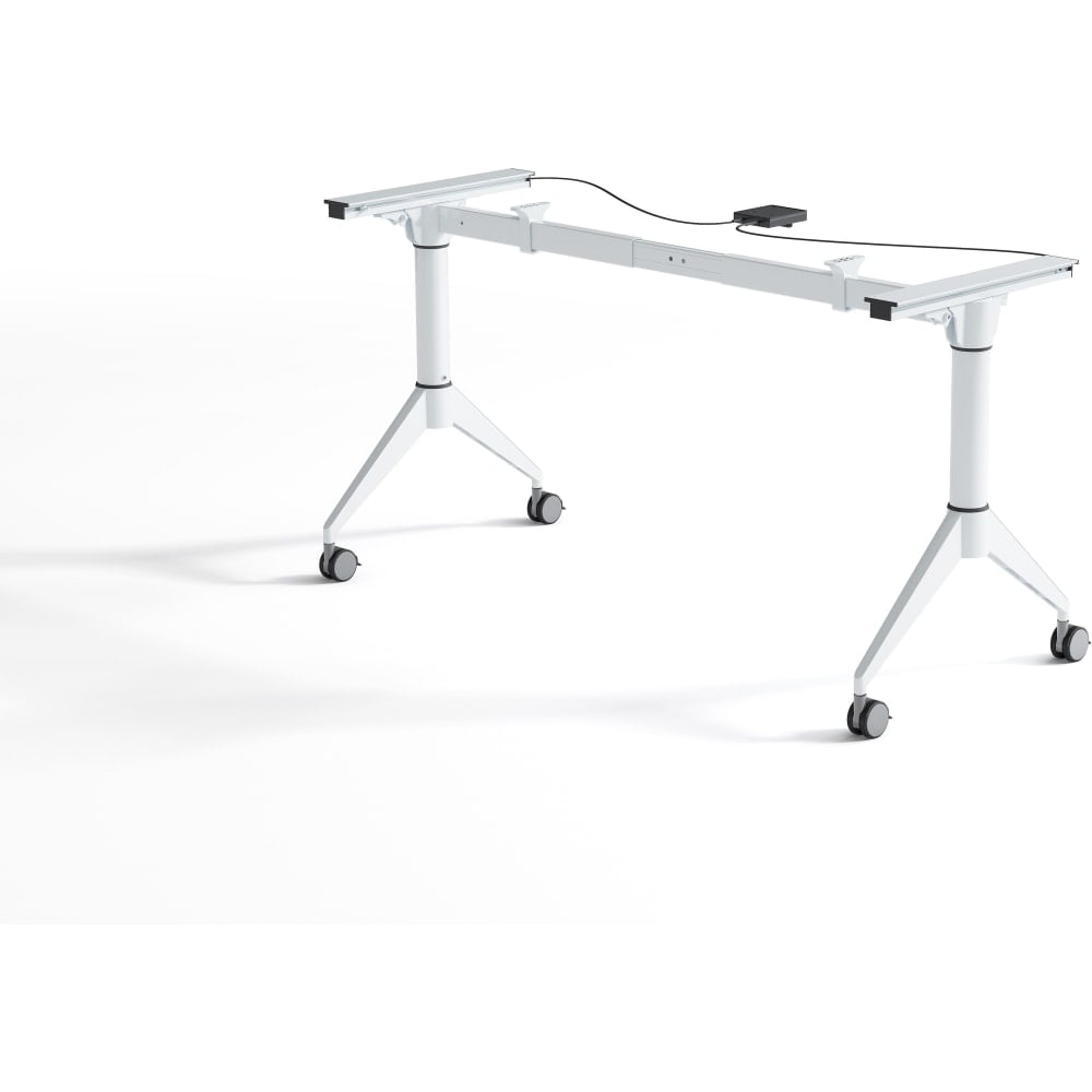 Lorell Training Table Base - White Folding Base - 2 Legs - 29.50in Height - Assembly Required MPN:60739