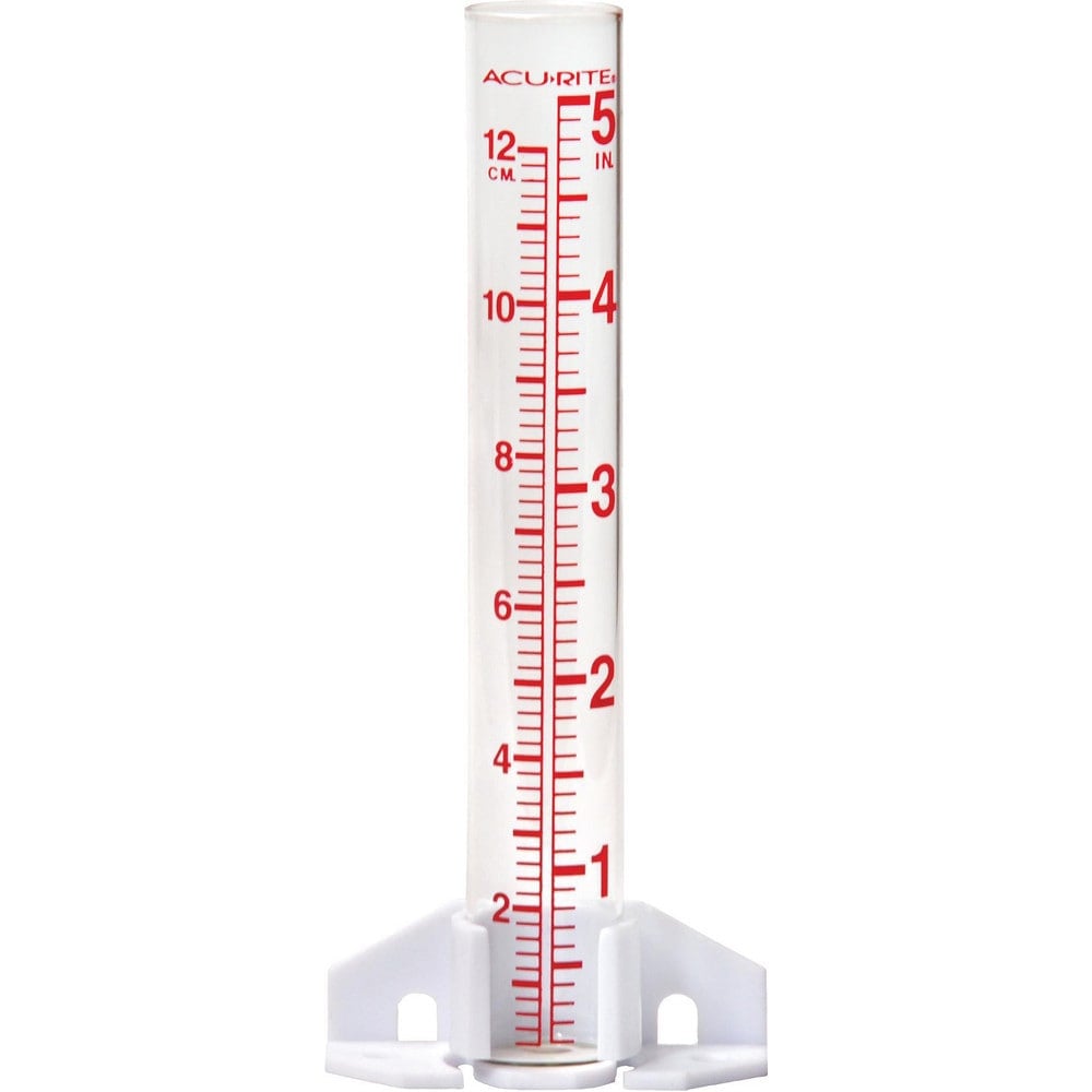 Rain Gauges, Thermometer: No , Magnifying: No , Mount Type: Wall , Material: Glass, Acrylic, Plastic , Capacity: 5