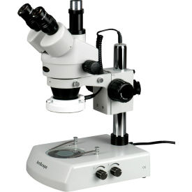 AmScope SM-2T-LED 7X-45X LED Trinocular Zoom Stereo Microscope SM-2T-LED