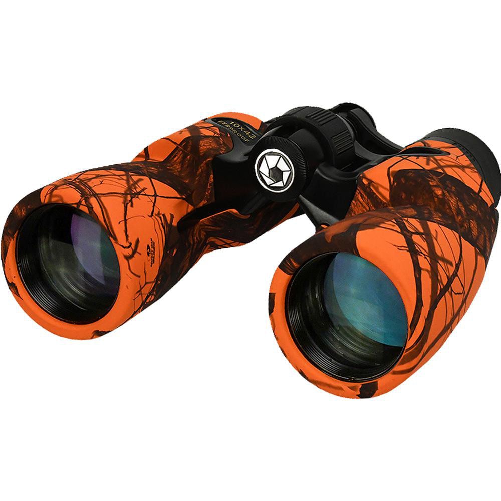 BARSKA 10x42mm WP Crossover Mossy Oak. Blaze. Camo Binoculars MPN:AB13437