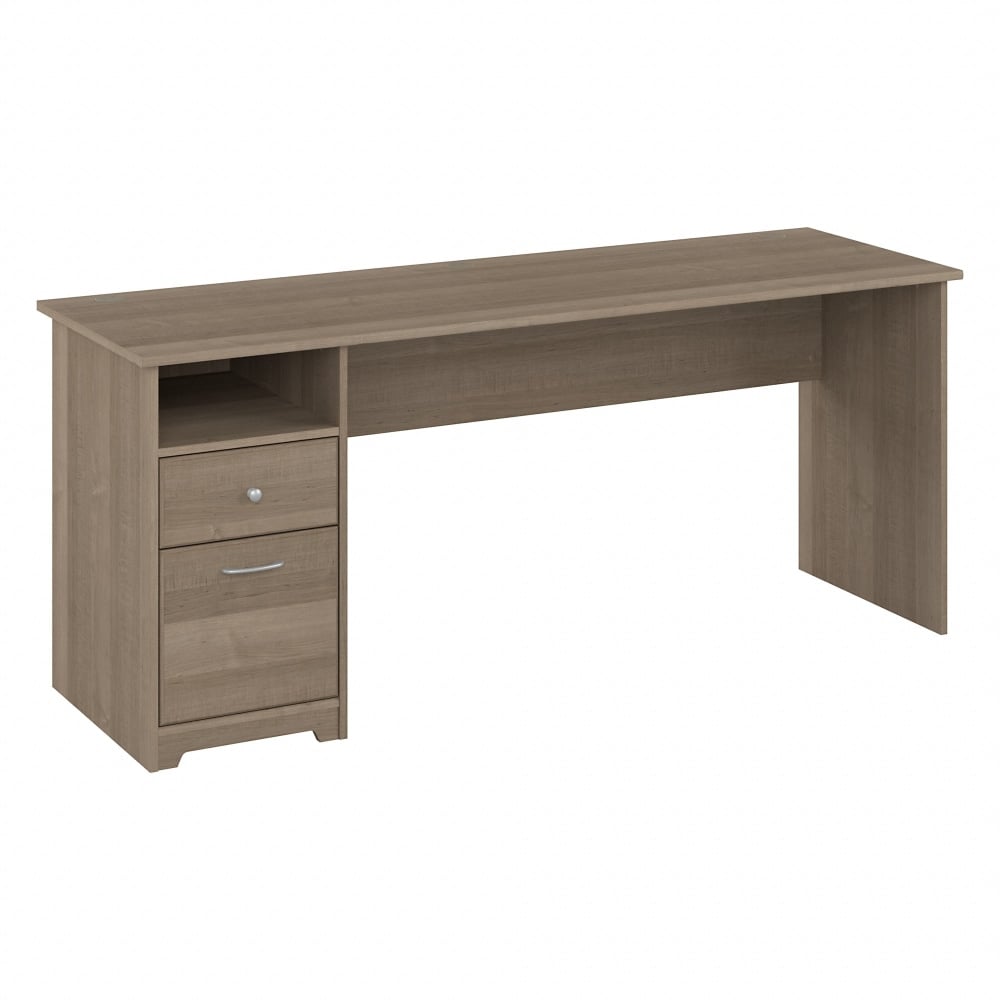 Bush Furniture Cabot 72inW Computer Desk With Drawers, Ash Gray, Standard Delivery MPN:WC31272