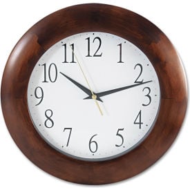 Universal® Round Wood Wall Clock 12.75