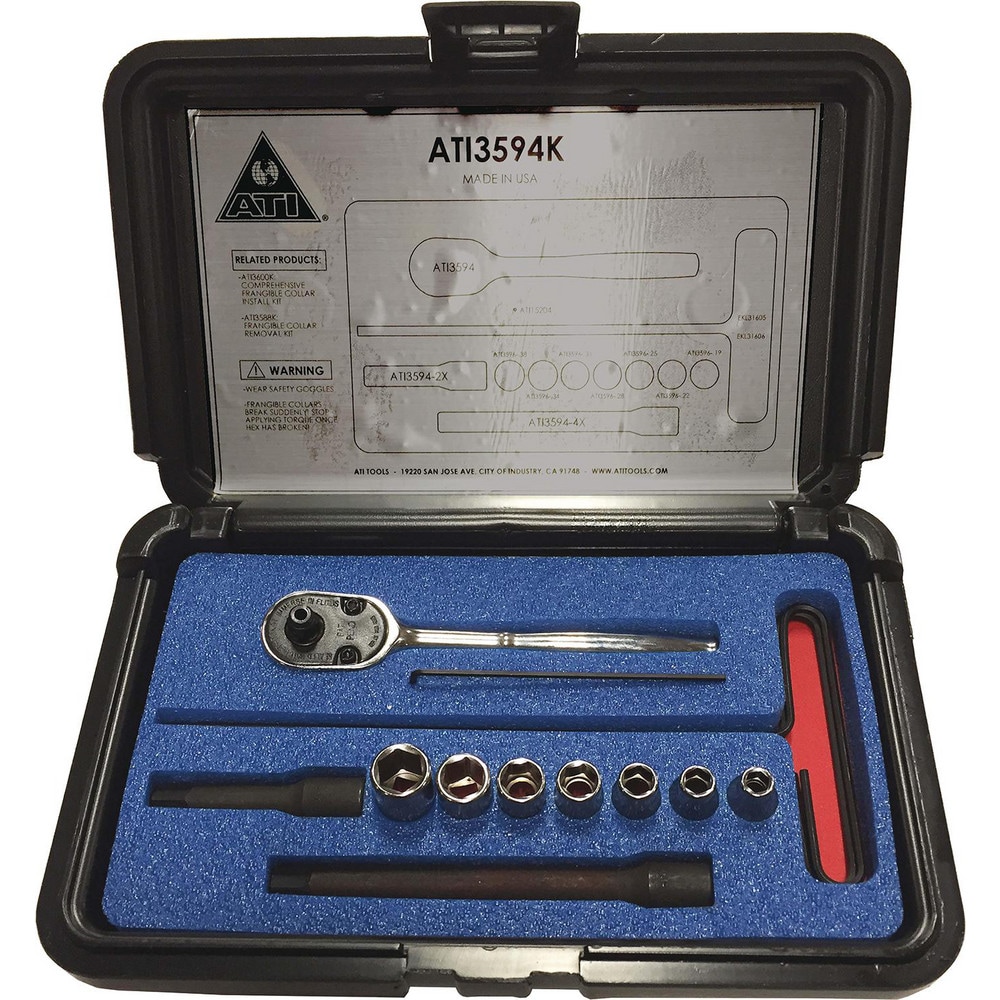 Ratchet & Socket Extension Accessories, Accessory Type: Frangible Collar Installation Kit , For Use With: Frangible Collars  MPN:ATI3594K