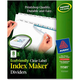 Avery Eco-friendly Index Divider Print-on 8.5