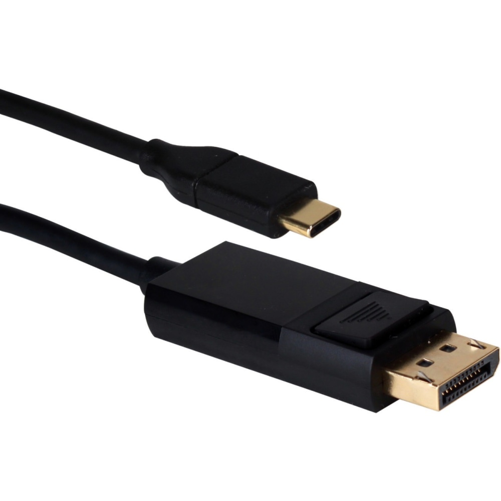 QVS 10ft USB-C / Thunderbolt 3 to DisplayPort UltraHD 4K/60Hz Video Converter Cable (Min Order Qty 3) MPN:USBCDP-10