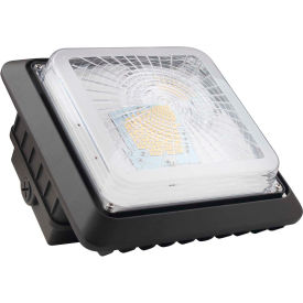 Commercial LED Square Canopy Lighting 40W 5000 Lumens 3-5000K IP65 UL DLC Premium CLCN11-40WBSP1DA1