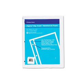 Heavyweight 20-Lb. Reinforced Bond Filler Paper 11x8-1/2 Unruled 100 Shts/Pk 20121