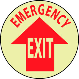 Glow Floor Sign - Emergency Exit GWFS25