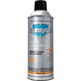 Sprayon MR353 Foaming Citrus Mold Cleaner 15.25 oz. Aerosol Can - S00353000 - Pkg Qty 12 S00353000