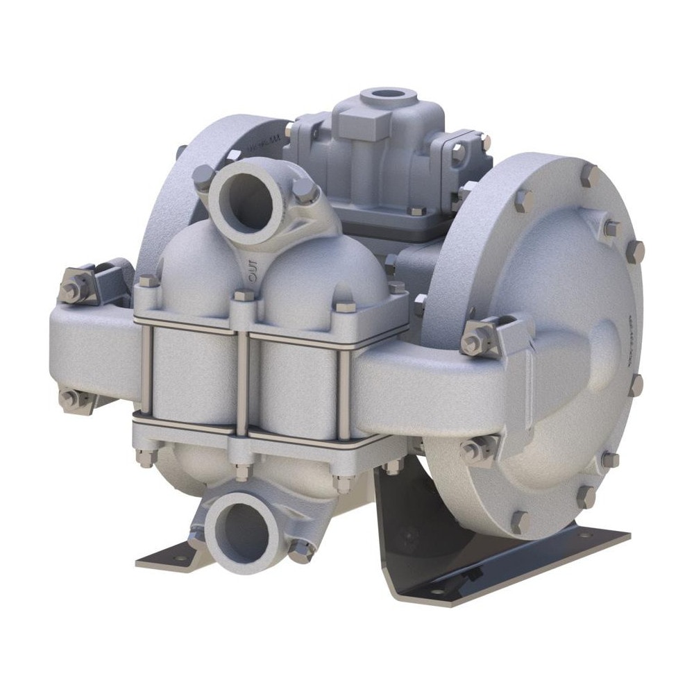 Air-Operated Diaphragm Pumps, Maximum Flow Rate (Gpm - 2 Decimals): 122.00 , Maximum Working Pressure: 125.000 , Thread Type: NPT , Inlet Size: 1.5in  MPN: