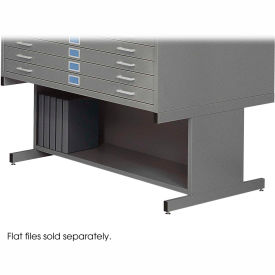 Safco® High Flat File Cabinet Base For 4998 53-1/2